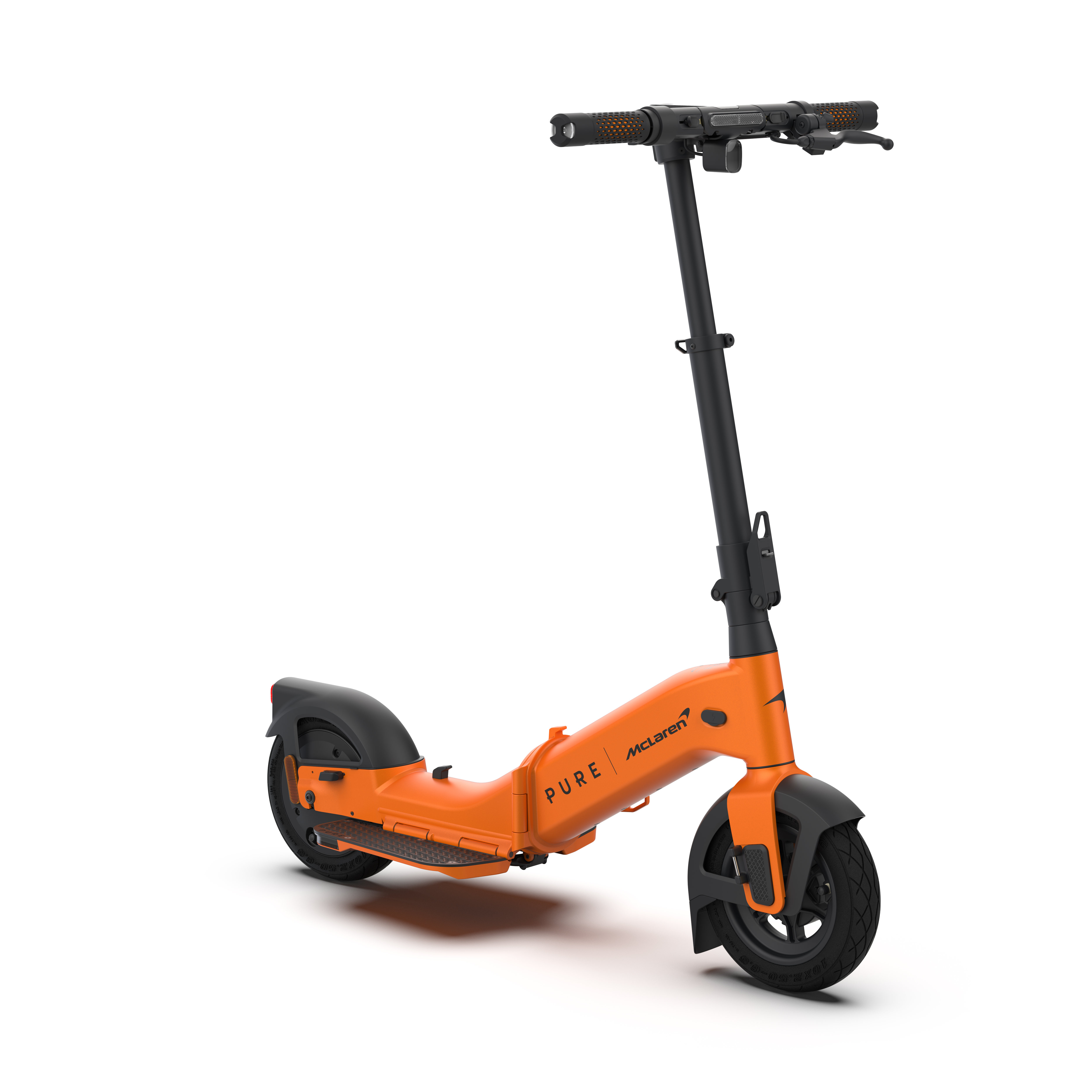  Elektro-Tretroller,  orange,  Kick-Scooter,  faltbar,  2-Gang-Motor